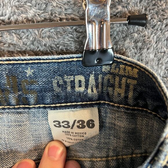 Ariat Men's Straight Jeans - Blue - Picture 4 of 9